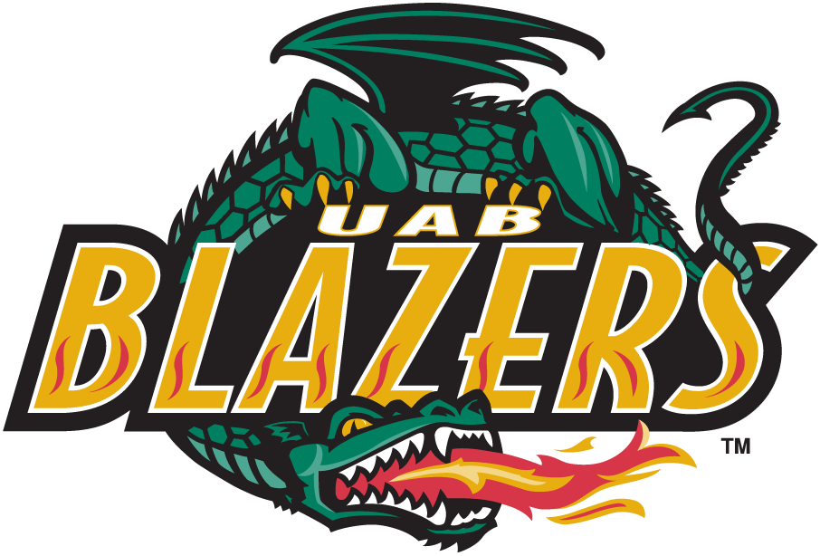 UAB Blazers 1996-Pres Alternate Logo diy DTF decal sticker